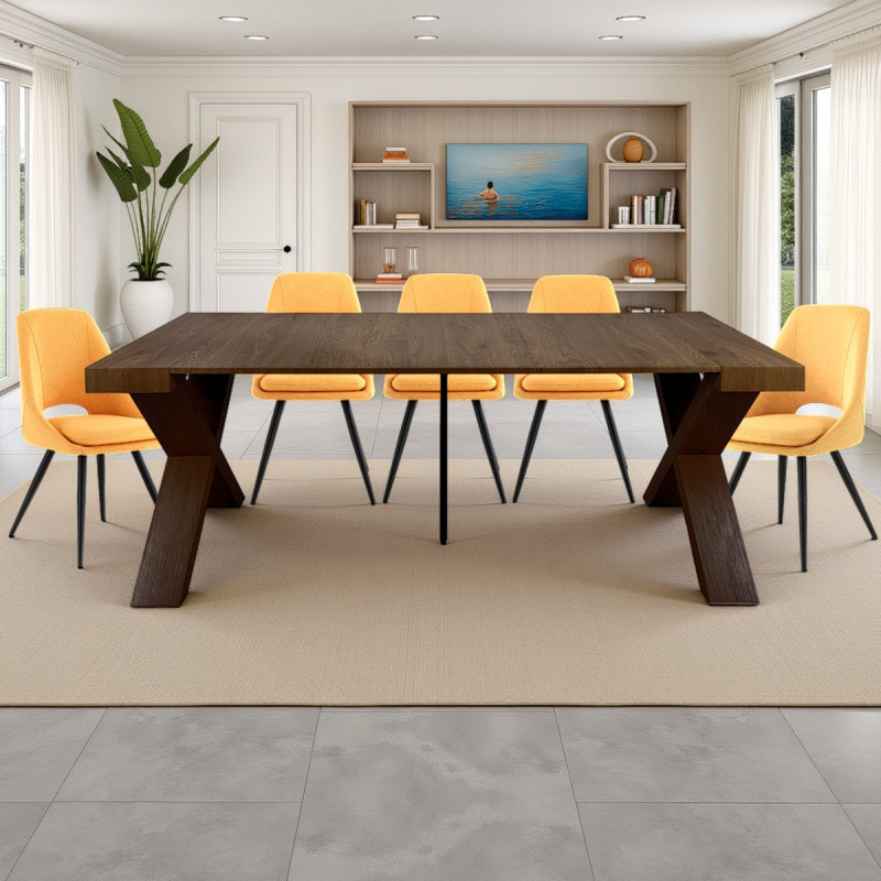 Tavolo / Consolle Adelaide Dark Wood 96 X 56 X 19 Cm