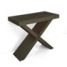 Tavolo / Consolle Adelaide Grey Wood 96 X 56 X 19 Cm