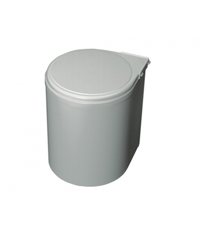 Pattumiera Roma 270 Grigio Metallizzato