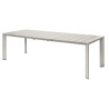 Tavolo Anzio Allungabile 165/250 X 90 Cm Allungo Con Gambe Scorrevoli Creta Moia