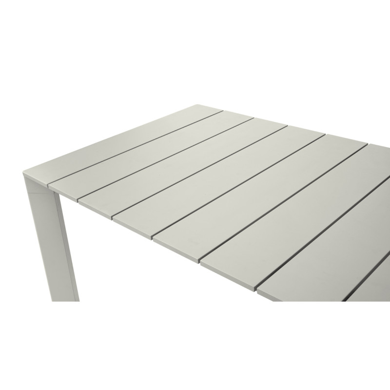 Tavolo Anzio Allungabile 165/250 X 90 Cm Allungo Con Gambe Scorrevoli Creta Moia