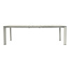 Tavolo Nettuno Allungabile 200/300 X 100 Cm Allungo Con Gambe Scorrevoli Creta Moia