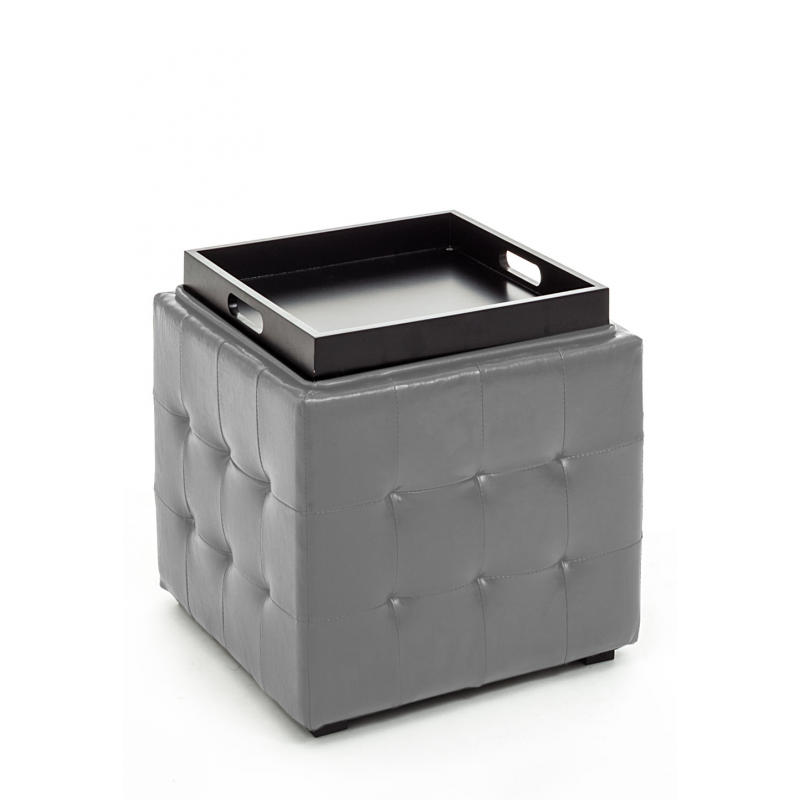 POUF POGGIAPIEDI DIZZY GREY TOMASUCCI