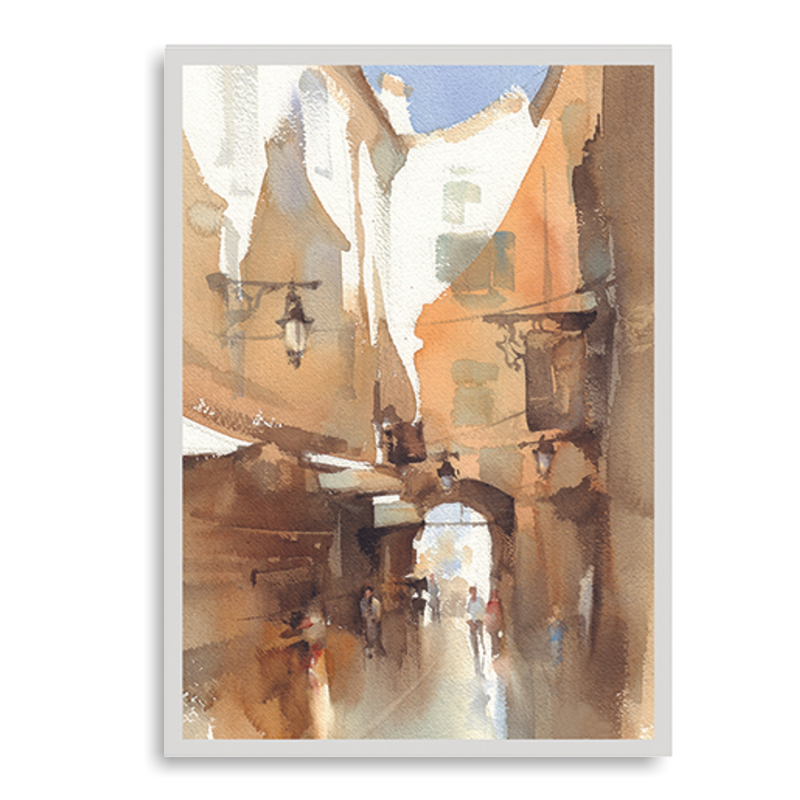 COMPOSIZIONE QUADRI WATERCOLOR TOMASUCCI