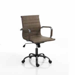 POLTRONA DA UFFICIO TASK SMALL OLD BROWN TOMASUCCI