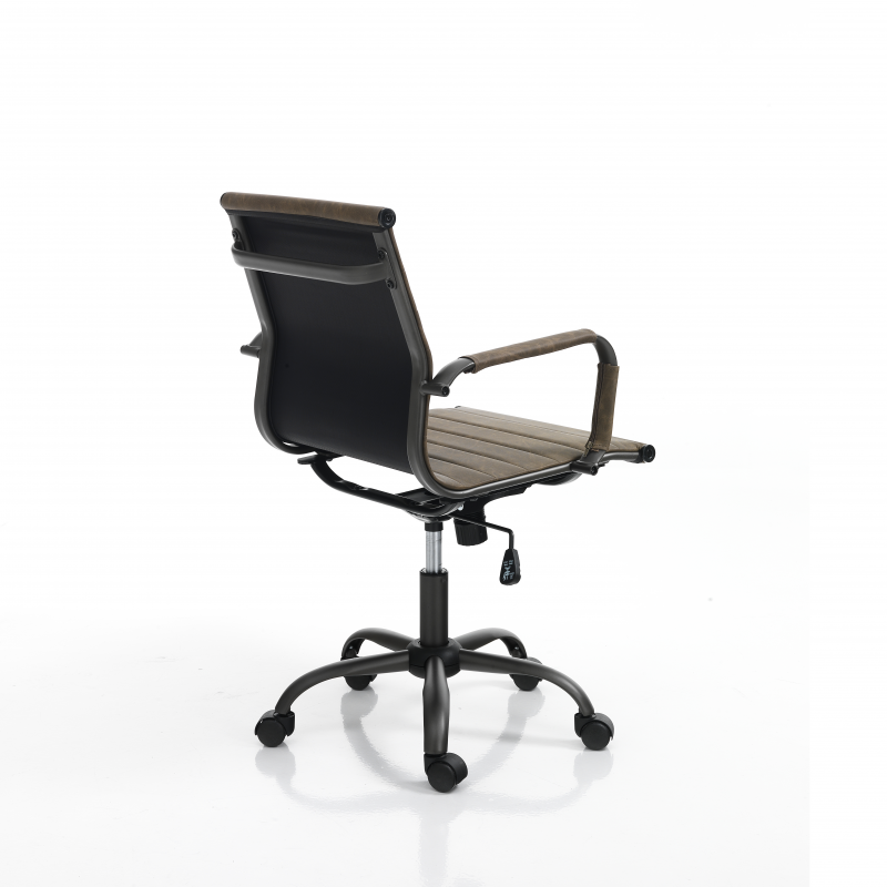 POLTRONA DA UFFICIO TASK SMALL OLD BROWN TOMASUCCI
