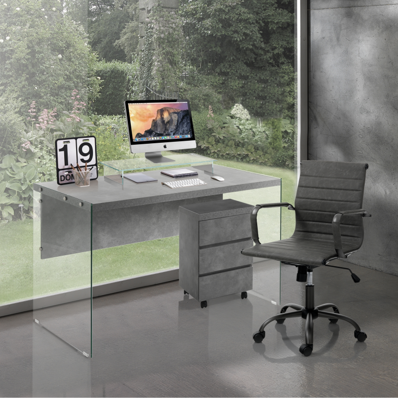 POLTRONA DA UFFICIO TASK SMALL OLD GREY TOMASUCCI