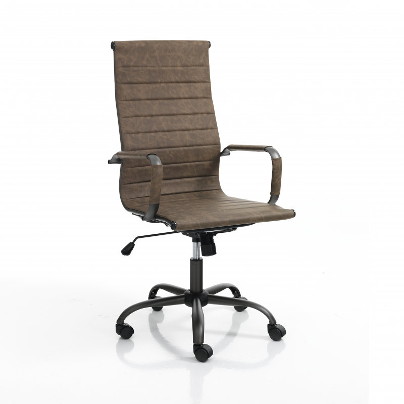 POLTRONA DA UFFICIO TASK OLD BROWN TOMASUCCI