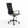 POLTRONA DA UFFICIO TASK OLD BROWN TOMASUCCI