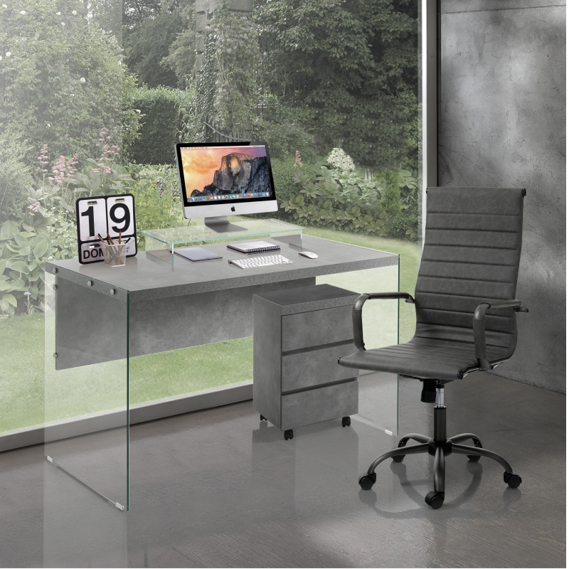 POLTRONA DA UFFICIO TASK OLD GREY TOMASUCCI
