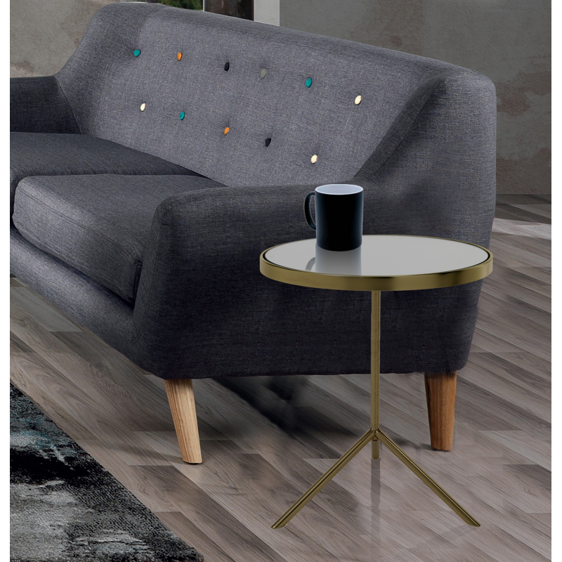 TAVOLINO / COMODINO TRIPOD GOLD TOMASUCCI