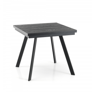 TAVOLO ALLUNGABILE A LIBRO RIKY BLACK WOOD TOMASUCCI