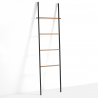 SCALA DECORATIVA - PORTA ASCIUGAMANI JANNY BLACK TOMASUCCI