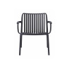 Poltrona Balcony Set Valencia Resina Antracite Moia