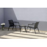 Poltrona Balcony Set Valencia Resina Antracite Moia