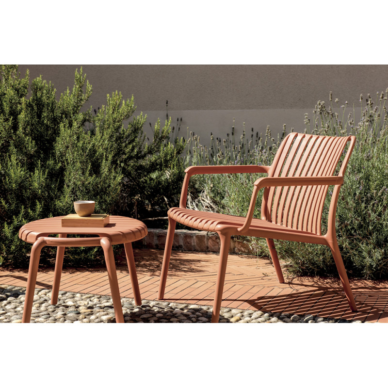 Tavolino Balcony Set Valencia Resina Mattone Moia