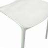 Sedia polipropilene - Set da 4 - Risto bianco cm47x52h83