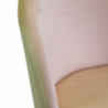 Set di 4 Sedie velluto Sammi crema struttura oro cm50x57h47/77,5