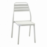 Sedia alluminio las vegas bianca cm49x58h45/88