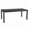 Tavolo alluminio boise antracite opaco all. rettangolare cm160/220x90h67,5/75