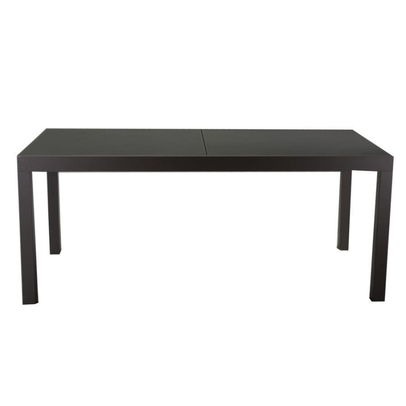Tavolo alluminio boise antracite opaco all. rettangolare cm160/220x90h67,5/75
