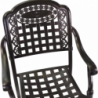 Completo pranzo alluminio pressofuso Maryland antracite 7 pezzi
