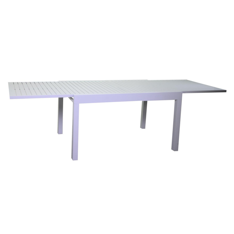 Tavolo cleveland allungabile bianco opaco rettangolare cm135/270x90h75