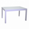 Tavolo cleveland allungabile bianco opaco rettangolare cm135/270x90h75