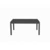 Tavolo alluminio boston allungabile antracite rettangolare cm160/220x90h76