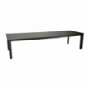 Tavolo alluminio El Paso allungabile marrone rettangolare cm220/330x110h76