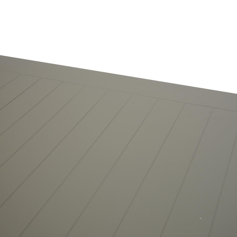Tavolo alluminio El Paso allungabile marrone rettangolare cm220/330x110h76