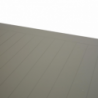 Tavolo alluminio El Paso allungabile marrone rettangolare cm220/330x110h76