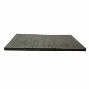 Zoom Top tavolo resina per esterno grigio quadro cm 70x70x3