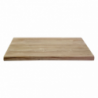 Top tavolo resina per esterno naturale quadro cm80x80h3