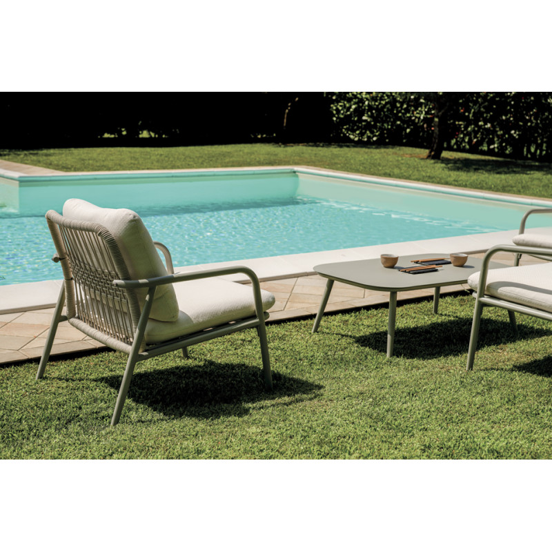Salotto Montpellier Alluminio Creta E Corda Moia