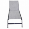 Lettino alluminio cleveland antracite cm195x55h31