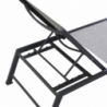 Lettino alluminio cleveland antracite cm195x55h31