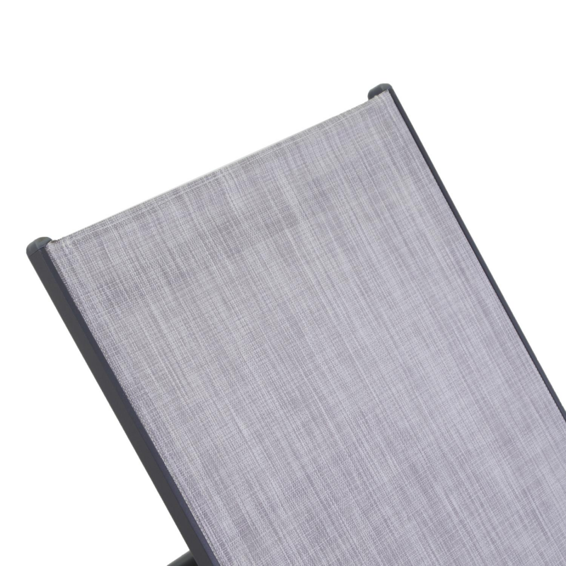 Lettino alluminio cleveland antracite cm195x55h31