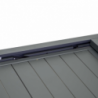 Tavolo alluminio sullivan allungabile antracite cm90/180x90h73