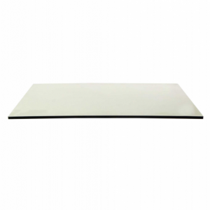 Zoom Top tavolo hpl bianco quadro cm 69x69x1