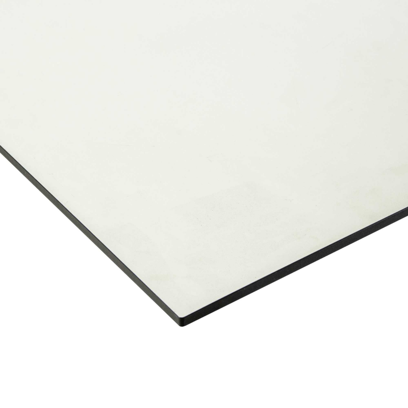 Top tavolo hpl bianco quadro cm79x79x1