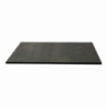 Top tavolo hpl effetto legno nero quadro cm59x59x1
