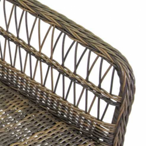 Zoom Poltrona alluminio polyrattan Baltimoracon cuscini cm 78x63h92