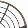 Poltrona alluminio polyrattan Baltimorapapasan con cuscino e tavolino