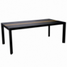 Tavolo alluminio allungabile Riverside antracite hpl cm200/300,5x104h76