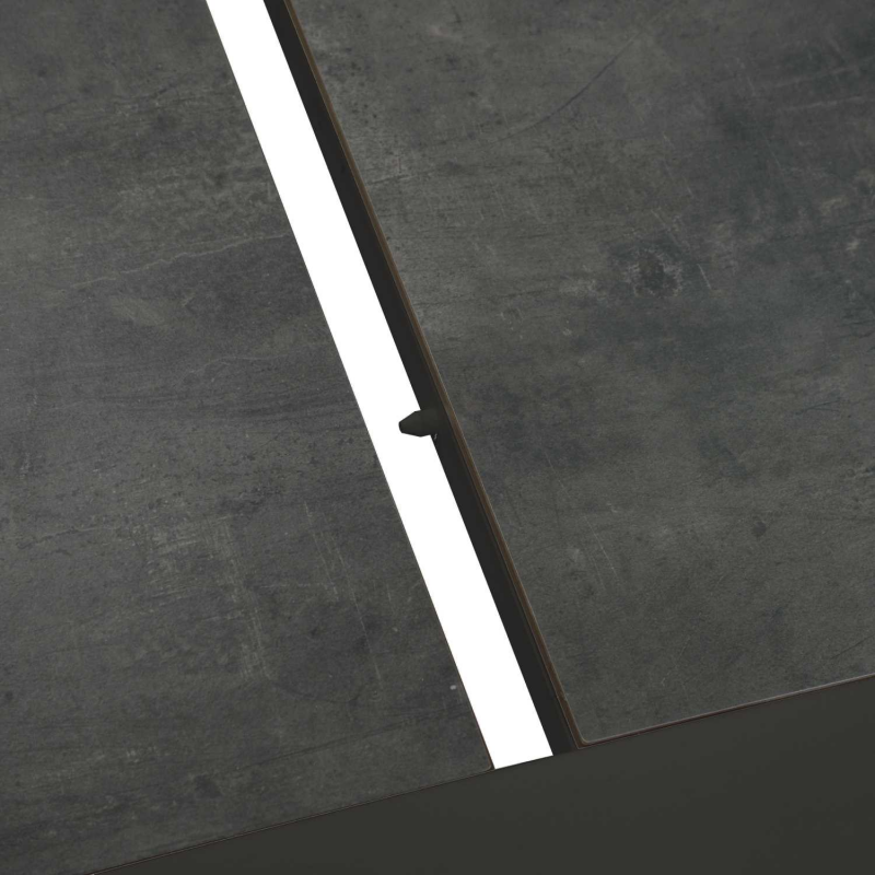 Tavolo alluminio allungabile Riverside antracite hpl cm200/300,5x104h76