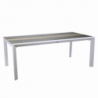 Tavolo alluminio allungabile Riverside bianco hpl cm200/300,5x104h76