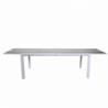 Tavolo alluminio allungabile Riverside bianco hpl cm200/300,5x104h76