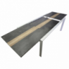 Tavolo alluminio allungabile Riverside bianco hpl cm200/300,5x104h76