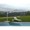 Lettino alluminio Medford bianco cm206x68h32/102